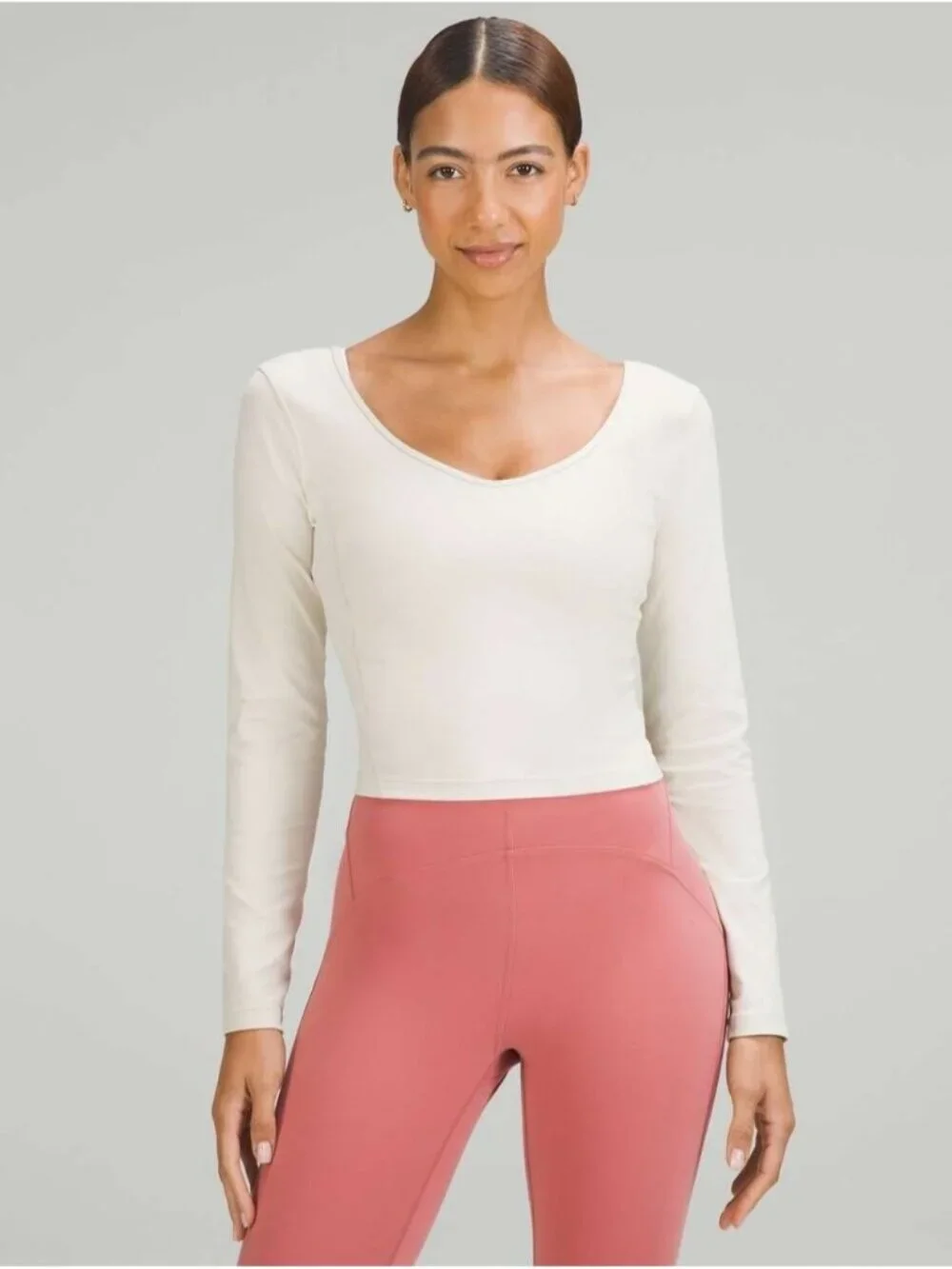 Lululemon Align Long Sleeve Shirt Natural Ivory